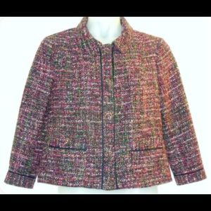 TALBOTS Boucle Tweed Jacket Blazer